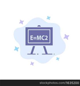 Chemistry, Formula, Science, Science Formula Blue Icon on Abstract Cloud Background
