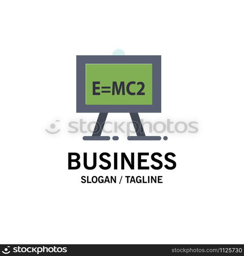 Chemistry, Formula, Science, Science Formula Business Logo Template. Flat Color