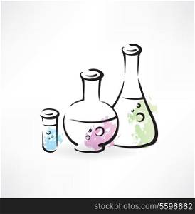 chemistry grunge icon