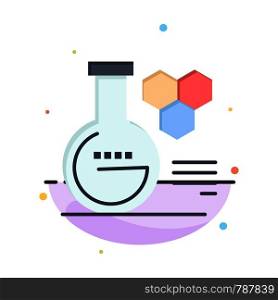 Chemistry, Lab, Chemistry Lab, Education Abstract Flat Color Icon Template