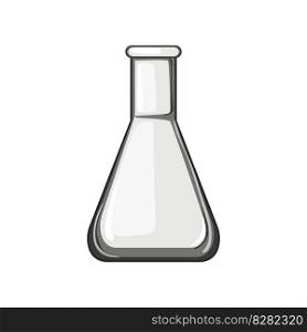 chemistry laboratory glassware cartoon. medical science, research test chemistry laboratory glassware sign. isolated symbol vector illustration. chemistry laboratory glassware cartoon vector illustration