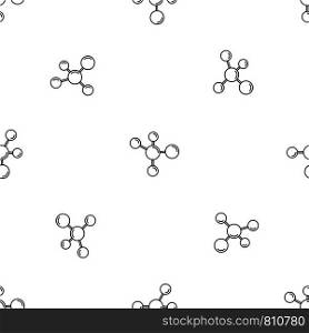 Chemistry molecule pattern seamless vector repeat geometric for any web design. Chemistry molecule pattern seamless vector