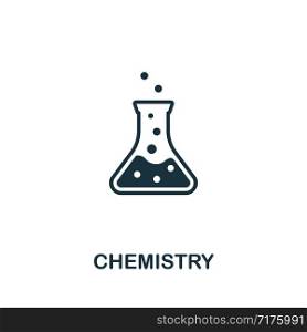 Chemistry vector icon illustration. Creative sign from biotechnology icons collection. Filled flat Chemistry icon for computer and mobile. Symbol, logo vector graphics.. Chemistry vector icon symbol. Creative sign from biotechnology icons collection. Filled flat Chemistry icon for computer and mobile