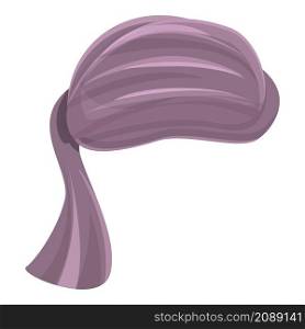 Chemo turban icon cartoon vector. Arab hat. Culture turban. Chemo turban icon cartoon vector. Arab hat