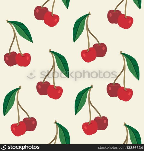 Cherry berries pattern