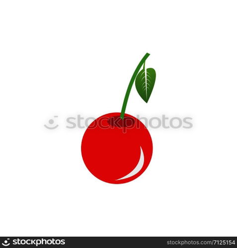 Cherry logo vector template