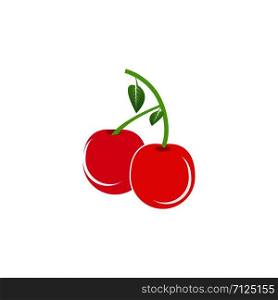 Cherry logo vector template