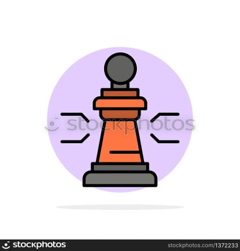 Chess, Advantage, Business, Figures, Game, Strategy, Tactic Abstract Circle Background Flat color Icon