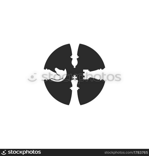 chess game  icon vector illustration design template