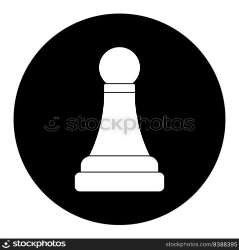 chess icon, pawn vector template illustration logo design