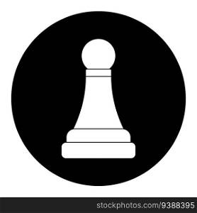 chess icon, pawn vector template illustration logo design
