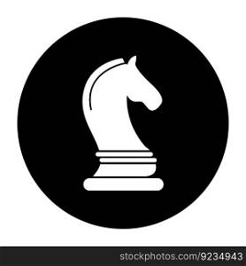 chess icon vector illustration logo design