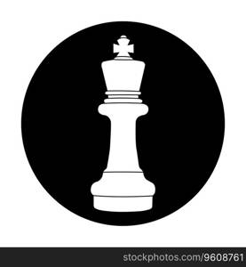 Chess icon vector illustration symbol design