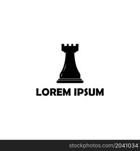 Chess Logo Design Vector Template