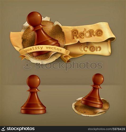 Chess Pawn, vector icon