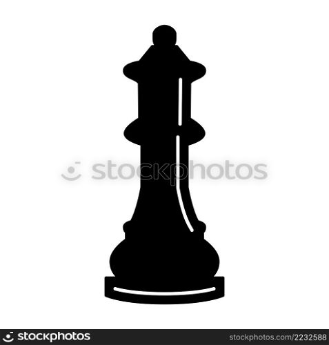Chess piece icon vector sign and symbol on trendy design