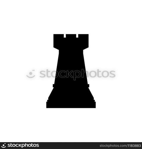 Chess rook icon simple design. Vector eps10