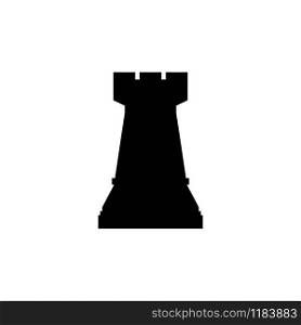 Chess rook icon simple design. Vector eps10