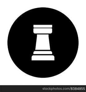 chess rook logo vector illustration design