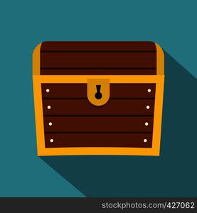 Chest icon. Flat illustration of chest vector icon for web. Chest icon, flat style