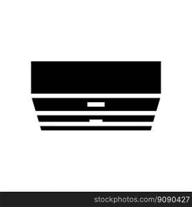 chest of drawers top view glyph icon vector. chest of drawers top view sign. isolated symbol illustration. chest of drawers top view glyph icon vector illustration