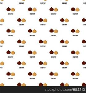 Chestnut pattern seamless vector repeat for any web design. Chestnut pattern seamless vector