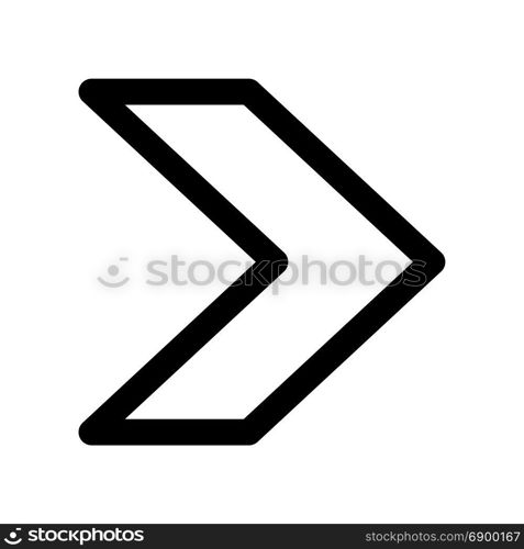 chevron arrow, icon on isolated background