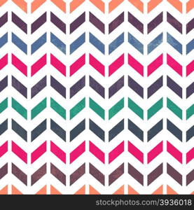 Chevron pattern. Colorful, grunge and seamless. Grunge effects can be easily removed.