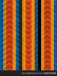 Chevron pattern seamless vector arrows geometric design colorful aqua blue red yellow black
