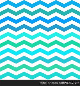 Chevron Zigzag seamless pattern. Vector pblue, geen mint and white colors pattern. Seamless texture for girly design