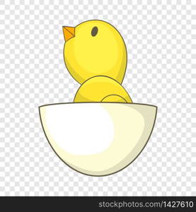 Chick icon. Cartoon illustration of chick vector icon for web. Chick icon, cartoon style