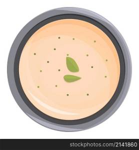 Chicken cream soup icon cartoon vector. Hot bowl. Vegetable plate. Chicken cream soup icon cartoon vector. Hot bowl