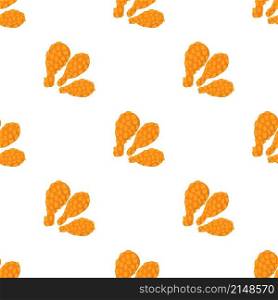 Chicken legs pattern seamless background texture repeat wallpaper geometric vector. Chicken legs pattern seamless vector