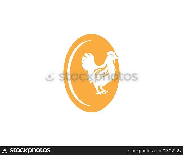 Chicken logo vector template