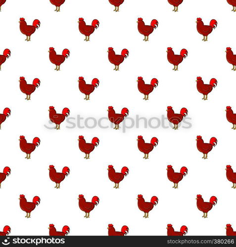 Chicken pattern. Cartoon illustration of chicken vector pattern for web. Chicken pattern, cartoon style