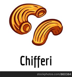 Chifferi icon. Cartoon of chifferi vector icon for web design isolated on white background. Chifferi icon, cartoon style