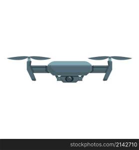 Children drone icon cartoon vector. Aerial camera. Photo copter. Children drone icon cartoon vector. Aerial camera