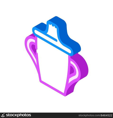 children glass cup isometric icon vector. children glass cup sign. isolated symbol illustration. children glass cup isometric icon vector illustration