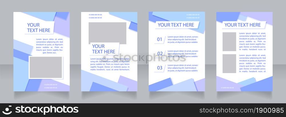 Children hygiene guide blank brochure layout design. Look after kid. Vertical poster template set with empty copy space for text. Premade corporate reports collection. Editable flyer paper pages. Children hygiene guide blank brochure layout design