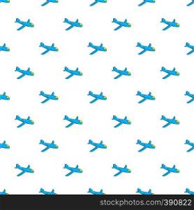 Children plane pattern. Cartoon illustration of children plane vector pattern for web. Children plane pattern, cartoon style