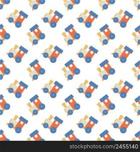 Children’s train pattern. Illustration for texture, textiles and creative design