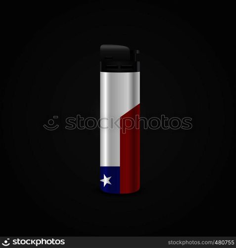 Chile Cigrette Lighter Vector design. Vector EPS10 Abstract Template background