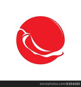 Chili Logo, Hot Spicy Chili Vector, Farm Garden Design, Symbol Template Simple Illustration
