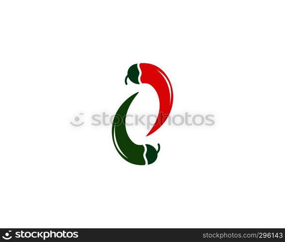 chili logo template vector icon illustration design