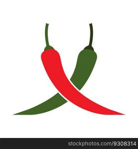 chili logo vector illustration template design