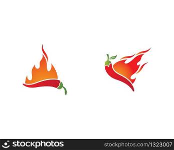 Chili symbol vector icon illustration