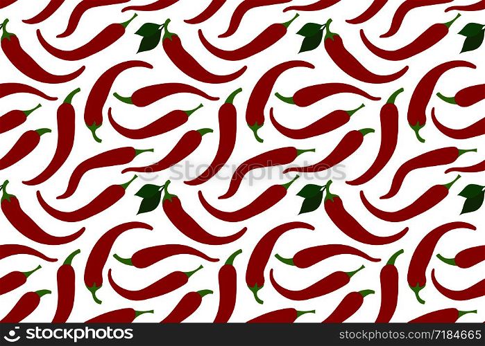 Chilli seamless pattern. Hot pepper. Spicy taste. Red vegetable. Paprika. Hand drawn doodle vector sketch background. Healthy food. Vegetarian product. Jalapeno sauce. Mexican, Georgian or Caucasian menu. Chilli seamless pattern. Hot pepper. Spicy taste. Red vegetable. Paprika. Hand drawn doodle vector sketch. Healthy food. Vegetarian product. Jalapeno sauce. Mexican, Georgian or Caucasian menu