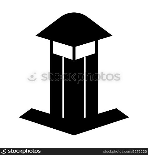 chimney icon vector illustration symbol design