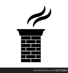 chimney icon vector illustration symbol design