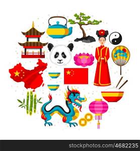 China background design. Chinese symbols and objects. China background design. Chinese symbols and objects.